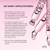 1L Hyaluronic Acid Serum - High Strength Bulk Cosmetic Face Skin Care - Top-Down View