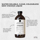 1L Hyaluronic Acid Serum - High Strength Bulk Cosmetic Face Skin Care - 45-Degree Angle