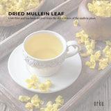 1Kg Organic Mullein Leaf - Dried Herbal Verbascum Thapsis - Top-Down View