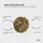 Orku 1Kg Organic Mullein Leaf - Dried Herbal Verbascum Thapsis