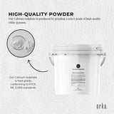 Orku 5Kg Fine Calcium Sulphate Gypsum Powder Tub - Dihydrate Food Grade FCC E516