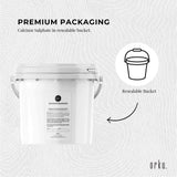Orku 5Kg Fine Calcium Sulphate Gypsum Powder Tub - Dihydrate Food Grade FCC E516