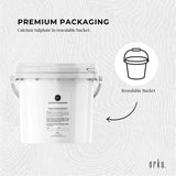 5Kg Food Grade Gypsum Powder - High Purity Calcium Sulphate for Culinary and Brewing Use - Close-Up Angle