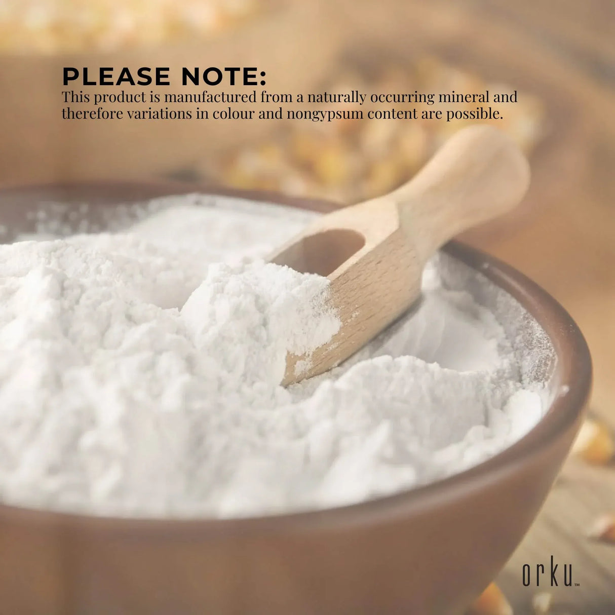 Food Grade 2Kg Calcium Sulfate Gypsum Powder - Hydrous Sulfate for Culinary Use