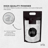 Premium Food Grade Calcium Sulphate Gypsum Powder - 5Kg for Culinary and Brewing Applications - 45-Degree Angle