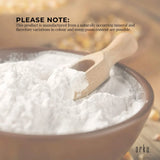 1Kg Food Grade Gypsum Powder - Calcium Sulphate Dihydrate in Resealable Bucket - Low Angle