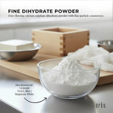 Orku 100g Fine Calcium Sulphate Gypsum Powder - Dihydrate Food Grade FCC E516 - Side View