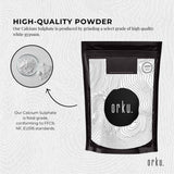 Food Grade Calcium Sulphate (Gypsum Powder) - 100g Hydrous Sulfate for Culinary Use