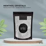 Orku 100g Menthol Crystals - USP Grade L-Menthol Mint Flakes C10H200 - Front View