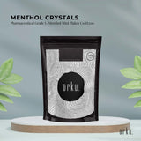 Orku 400g Menthol Crystals - USP Grade L-Menthol Mint Flakes C10H200 - Front View