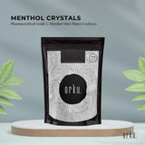 Orku 1Kg Menthol Crystals - USP Grade L-Menthol Mint Flakes C10H200 - Front View