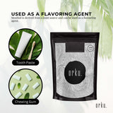Orku 1Kg Menthol Crystals - USP Grade L-Menthol Mint Flakes C10H200 - Top-Down View