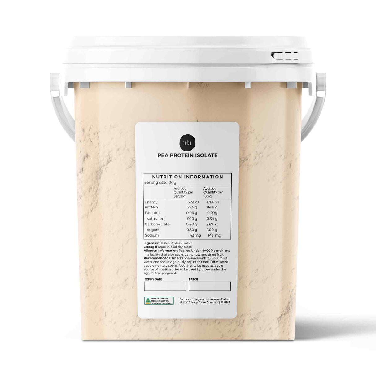 700g Vegan Pea Protein Isolate - Natural Plant-Based Supplement for Athletes