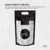 Orku 5Kg Creatine Monohydrate Powder – 200 Mesh Micronised | 99.9% Purity - Side View