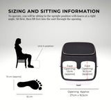 Orku Foot Spa Automatic Water Heating Massager - Electric Pedicure Bath - Side View