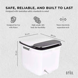 Orku Foot Spa Automatic Water Heating Massager - Electric Pedicure Bath - Low Angle