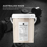 500g Pure Native Whey Protein Isolate - Unflavoured Muscle Recovery Supplement Tub - Top-Down View