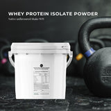 2Kg Native Unflavoured Cold-Pressed Whey Protein Isolate Powder - Premium Shake Supplement Tub - Front View