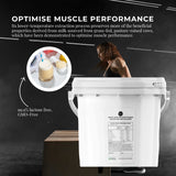 2Kg Native Unflavoured Cold-Pressed Whey Protein Isolate Powder - Premium Shake Supplement Tub - 45-Degree Angle