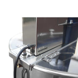 3 Frame Electrical Honey Extractor - Stainless Steel Bee Beekeeping Spinner - Side View