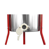 3 Frame Electrical Honey Extractor - Stainless Steel Bee Beekeeping Spinner - Low Angle