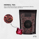 1Kg Organic Hibiscus Rosella Flower Crushed - Dried Herbal Tea Supplement - Rear View