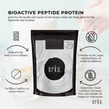 100g Collagen Powder - Bovine Hydrolysate Protein Peptide Supplement Unflavoured - Top-Down View