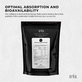 1Kg Collagen Powder - Bovine Hydrolysate Protein Peptide Supplement Unflavoured - Side View