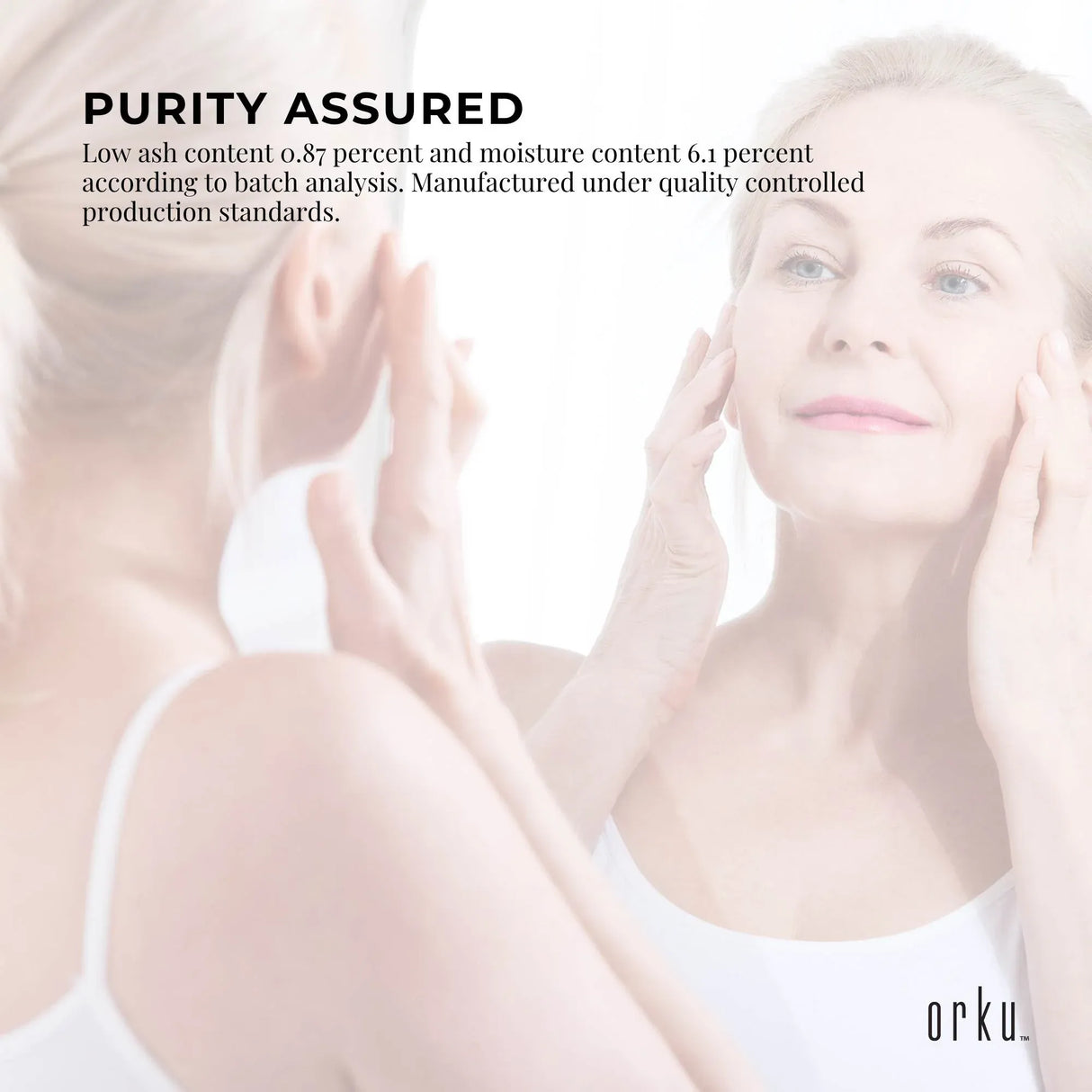 Orku 2Kg Bovine Collagen Peptides Powder Hydrolysed Protein Unflavoured
