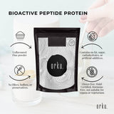 2Kg Collagen Powder - Bovine Hydrolysate Protein Peptide Supplement Unflavoured - Top-Down View