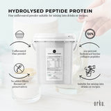 Orku 600g Bovine Collagen Peptides Powder Tub Hydrolysed Protein - Top-Down View