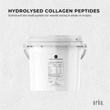 Orku 2.5Kg Bovine Collagen Peptides Powder Tub Hydrolysed Protein - Side View