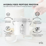 2.5Kg Collagen Powder Bucket - Bovine Protein Peptide Supplement Unflavoured - Top-Down View