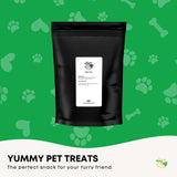 400g Dog Treat Beef Liver Pieces - Dehydrated Australian Healthy Puppy Chew - Top-Down View