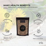 100g Organic Dandelion Root - Dried Raw Herbal Tea Supplement - 45-Degree Angle