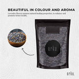 400g Organic Lavender Flower - Dried Fragrant Lavendula Angustifolia - Rear View
