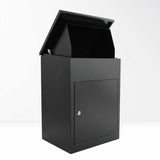 Secure Parcel Drop Box - Weatherproof Mailbox for Safe Package Deliveries 44x35x58cm - Side View