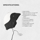 2x Electric Knee Massager - Rechargeable Air Compression Heat Vibration Machine - Close-Up Angle