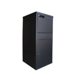 Secure Home Parcel Delivery Box - Lockable Package Mail Locker 41.5x38.5x102.5cm - Front View