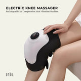 Electric Knee Massager - Rechargeable Air Compression Heat Vibration Machine - Front View