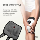 Electric Knee Massager - Rechargeable Air Compression Heat Vibration Machine - Top-Down View