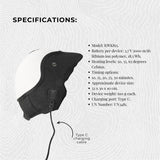 Electric Knee Massager - Rechargeable Air Compression Heat Vibration Machine - Close-Up Angle