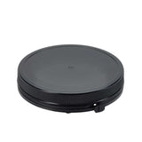 10x 1.5L Wide Mouth Plastic Jars and Lids Black - Empty Protein and Powder Tubs - Top-Down View
