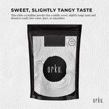 Orku 2Kg L-Citrulline Powder Buckets - 100 % Pure Food Grade Amino Acid - Side View