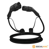 High-Speed Type 2 EV Charging Cable - 22KW 32A Mode 3 for Electric Vehicles - Rear View