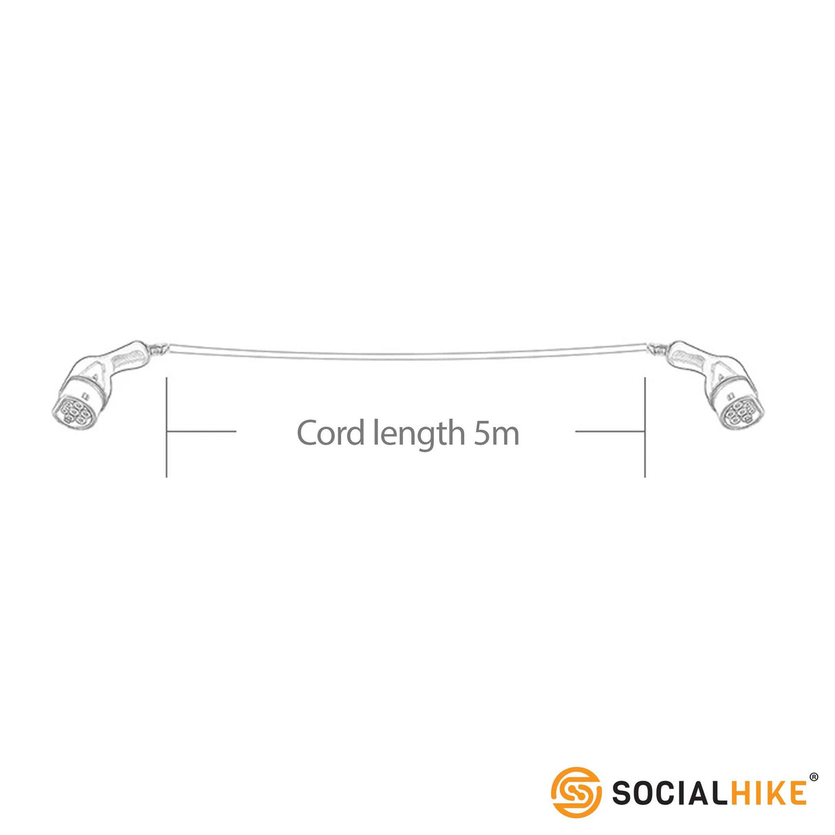 High-Speed Type 2 EV Charging Cable - 22KW 32A Mode 3 for Electric Vehicles