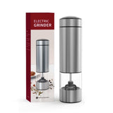 Automatic One-Press Salt and Pepper Grinder with Adjustable Settings