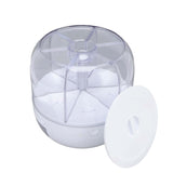 6-Compartment Rotating Grain Storage Dispenser - 7.2L Capacity Container - Extra Image