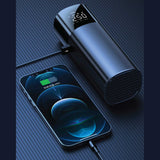 Portable Tyre Inflator - Rechargeable Car Bike Tire Air Pump Compressor - Close-Up Angle