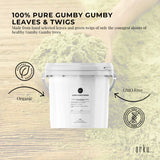 3Kg Gumby Gumby Pure Powder Tub Gumbi Aboriginal Plant Pittosporum Angustifolum - Top-Down View